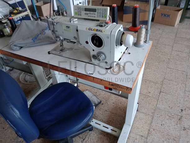 Máquina de Zig-Zag · Máquina de Recobrimento · Máquina de Ponto Corrido · Máquina de Orlar · Máquinas de Coluna Alta · Mesa de dar cola