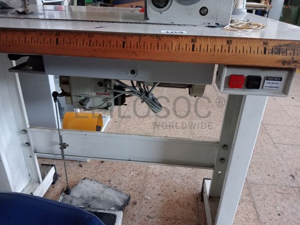 Máquina de Zig-Zag · Máquina de Recobrimento · Máquina de Ponto Corrido · Máquina de Orlar · Máquinas de Coluna Alta · Mesa de dar cola