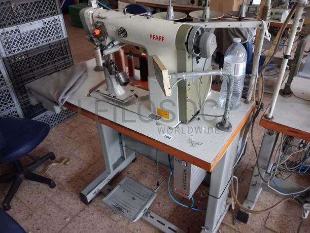 Máquina de Zig-Zag · Máquina de Recobrimento · Máquina de Ponto Corrido · Máquina de Orlar · Máquinas de Coluna Alta · Mesa de dar cola