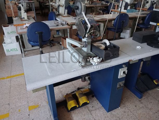 Máquina de Coluna Alta · Máquina de Meter Fita · Máquina de Orlar