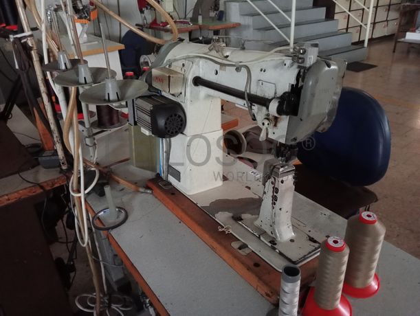 Máquinas de Coluna Alta · Máquina de Coser · Máquinas de Braço · Máquina de Bainha · Máquina de Ilhoses