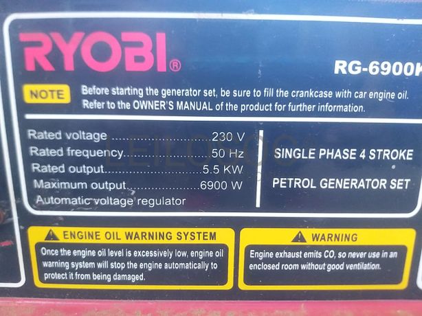 Gerador Ryobi