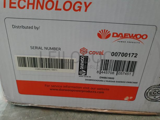 MÁQUINA CORTAR DAEWOO