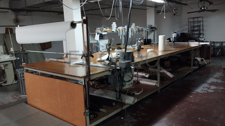 Vestuário · Matérias-Primas · Equipamentos Indústria Têxtil · Equipamento de Escritório