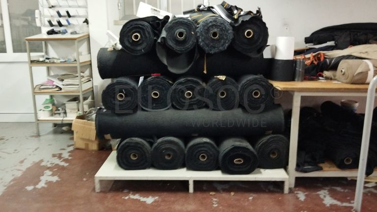 Vestuário · Matérias-Primas · Equipamentos Indústria Têxtil · Equipamento de Escritório