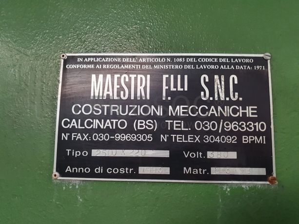 Prensa Ficep PVS · Forno Maestri