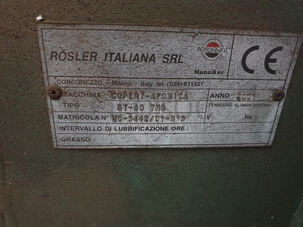 Máquina Secar por Vibração a Seco Rosler