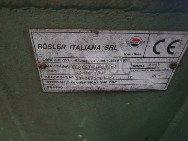 Máquina Secar por Vibração a Seco Rosler