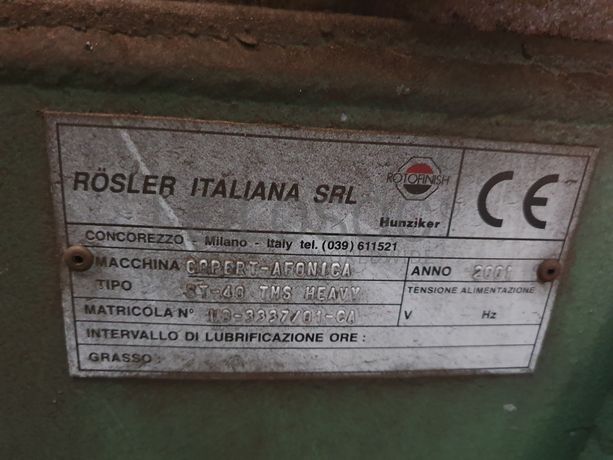 Máquina Secar por Vibração a Seco Rosler