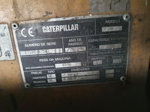Empilhador Caterpillar 20 DP20K