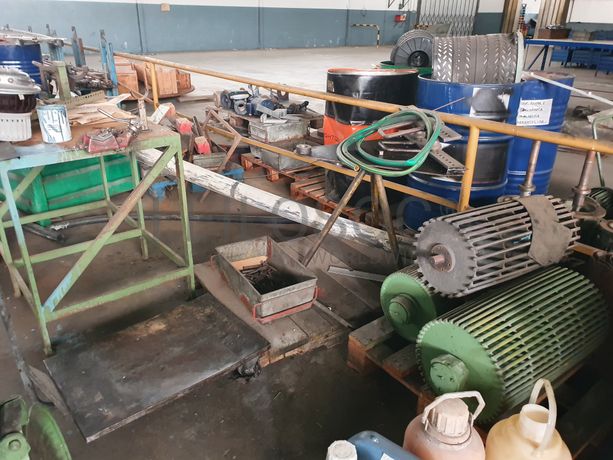 Bidões · Peças Diversas · Porta Paletes · Bancada