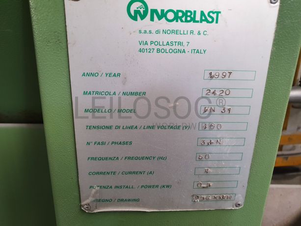 Máquina Jato de Areia Norblast FN 31