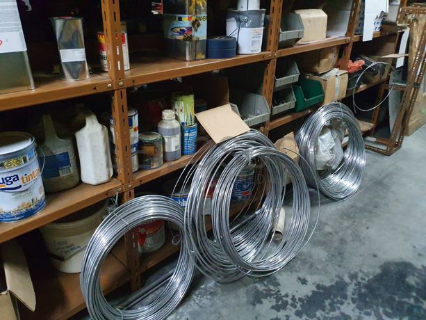 Compressor · Cobre · Polis · Molas · Óleos · Estantes