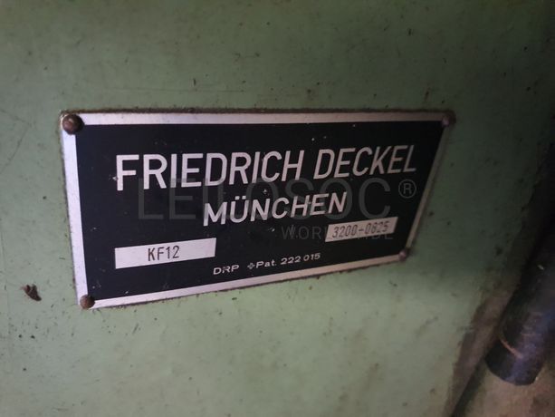 Pantógrafo Deckel KF 12