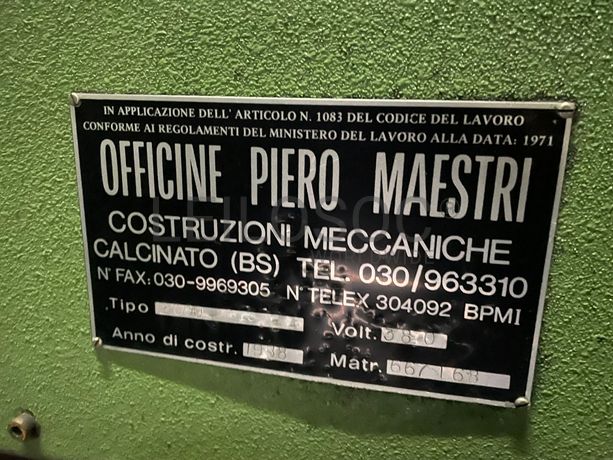 Prensa Ficep PVH · Forno Maestri 2000