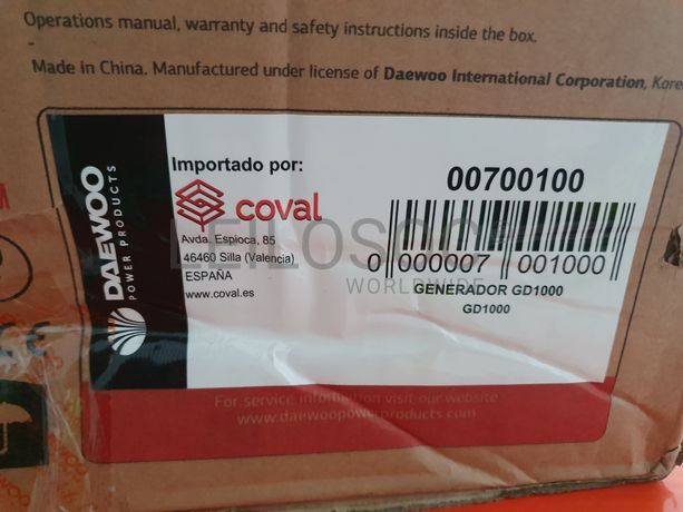 GERADOR DAEWOO