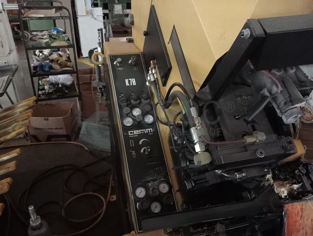 Máquinas para Tirar Formas · Máquina de Montar Bicos · Máquina de Aquecer Cortes · Reativador