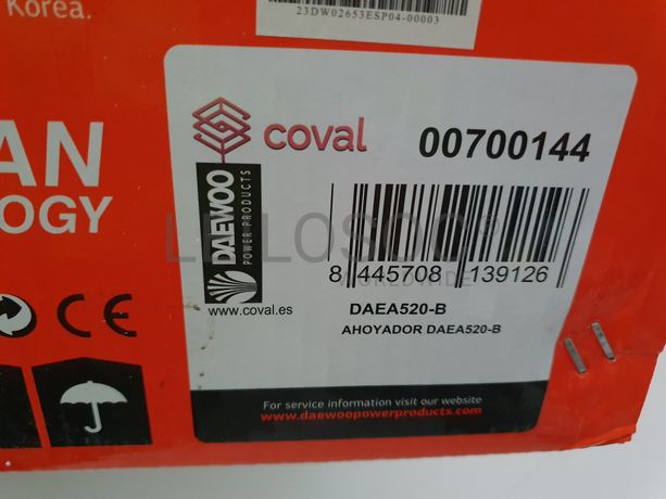 MOTO PERFURADORA DAEWOO COM BROCA