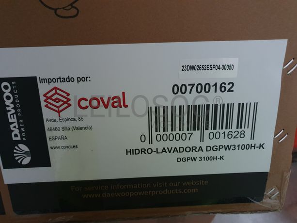 MÁQUINA LAVAR ALTA PRESSAO DAEWOO