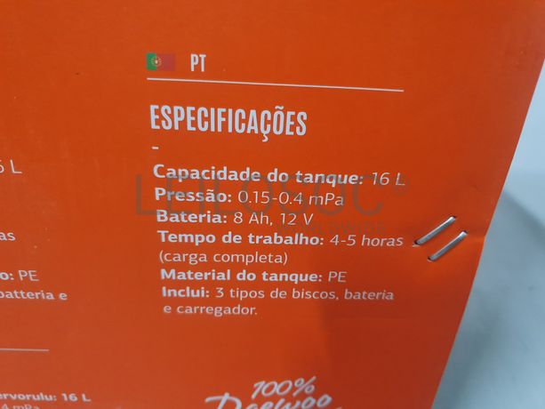 PULVERIZADOR BATERIA DAEWOO