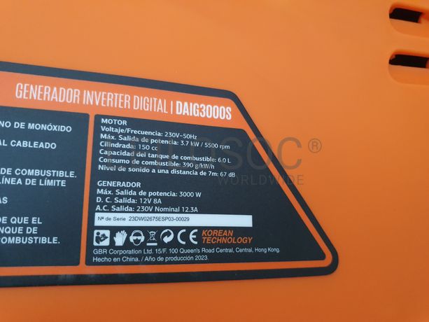 GERADOR INVERTER DAEWOO
