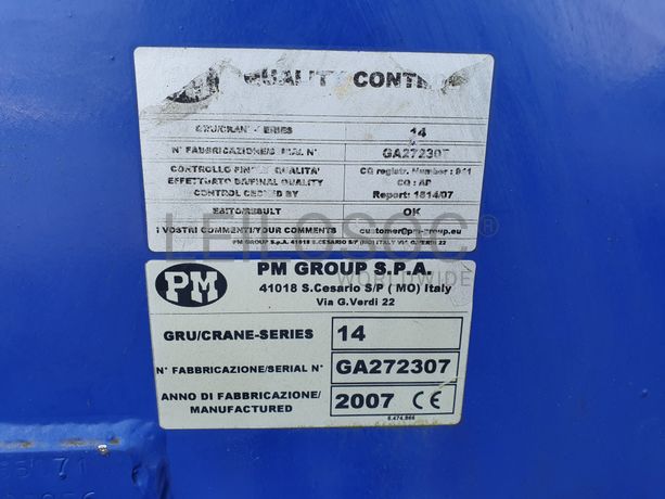 Grua PM14 · Ano 2007