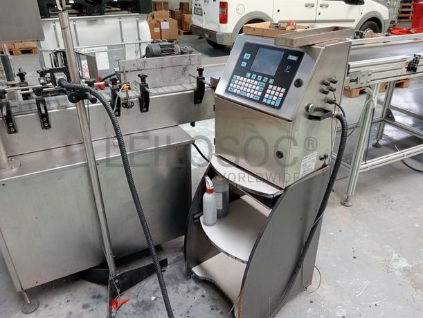 Máquina de rotulagem + Capsuladora semiautomática