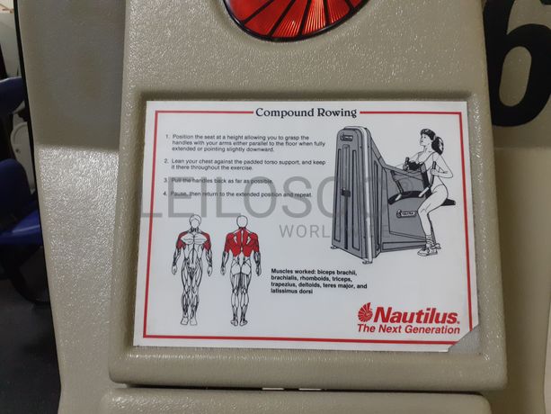 Máquina Seletorizada/Remo