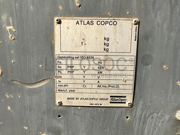 GERADOR ATLAS COPCO QAS (60 Kva)