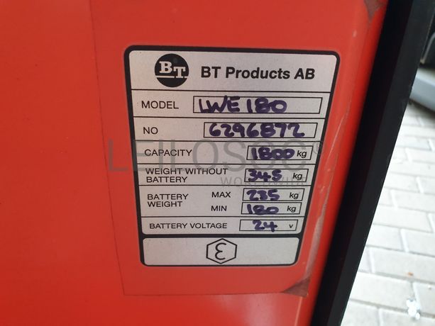 Porta Paletes BT LWE 180