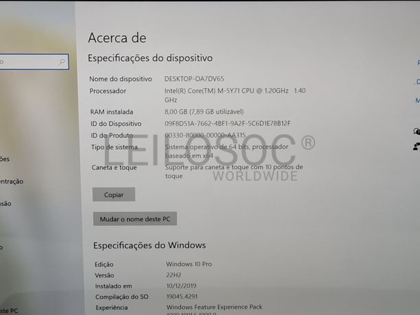 Portátil Híbrido Dell Latitude 7350