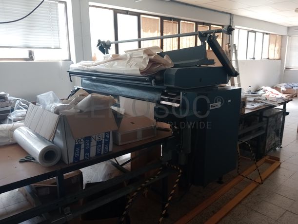 Carro de Estender Malha · Tesoura e Régua de corte · Serra de fita