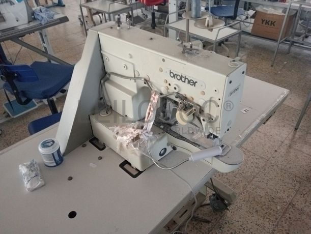 Máquinas de Ponto Corrido · Máquina de Mosquear · Máquina de Corte e Cose · Máquina de Virar Punhos e Colarinhos