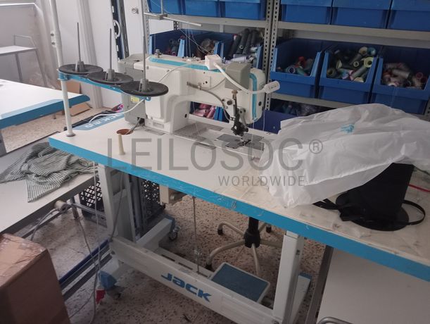 Mesa de Dobrar · Máquinas de Pregar Botões · Máquina de Casear · Máquinas de Ponto Corrido · Máquina de 2 Agulhas