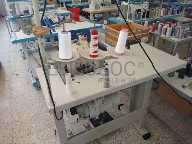 Máquinas de Ponto Corrido · Máquina de 2 agulhas · Máquina de corte e cose · Máquina de pregar molas · Diversos