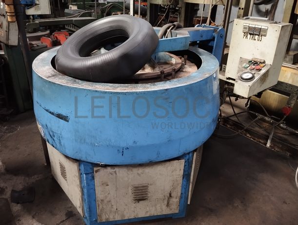 Prensa vulcanização de pneus