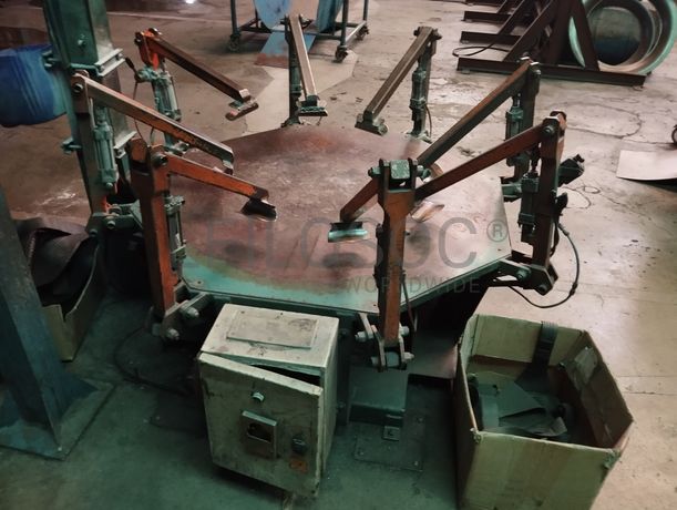 Equipamento de Calibragem · Equipamento de Rodar Pneus · Bancada Giratória · Mesa de Montagem