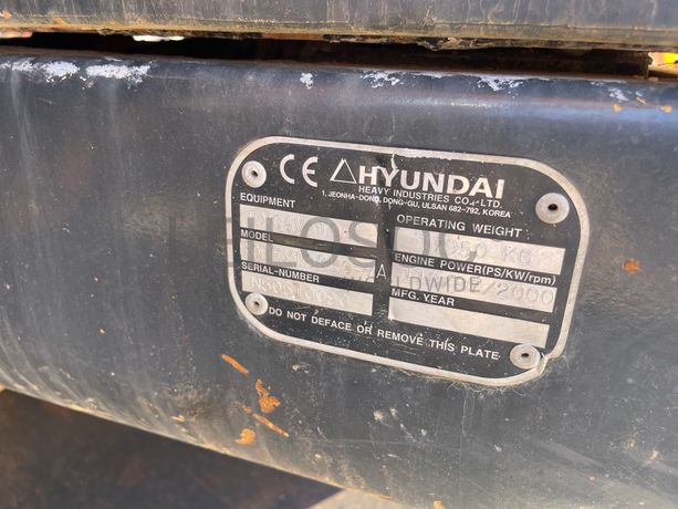 Escavadora Rastos Hyundai