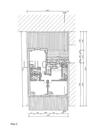 Proporção de 1/2 de Moradia V6 · Bombarral