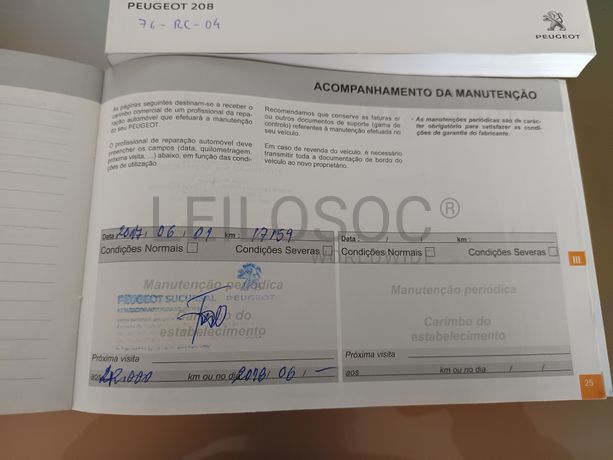 Peugeot 208 · Ano 2016