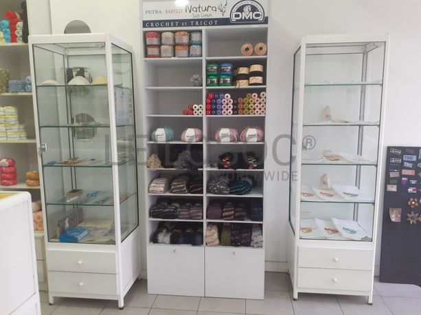 Totalidade · Material de Costura · Artigos de Retrosaria · Mobiliário de Escritório · Expositores