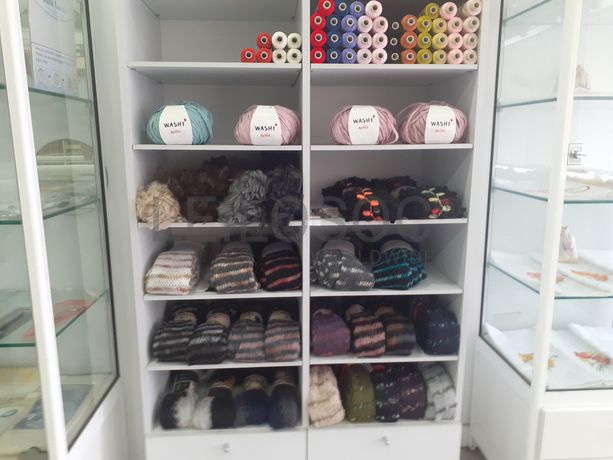 Totalidade · Material de Costura · Artigos de Retrosaria · Mobiliário de Escritório · Expositores