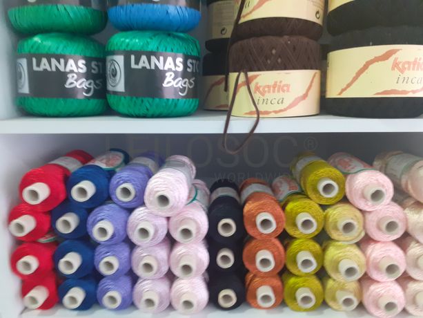 Totalidade · Material de Costura · Artigos de Retrosaria · Mobiliário de Escritório · Expositores