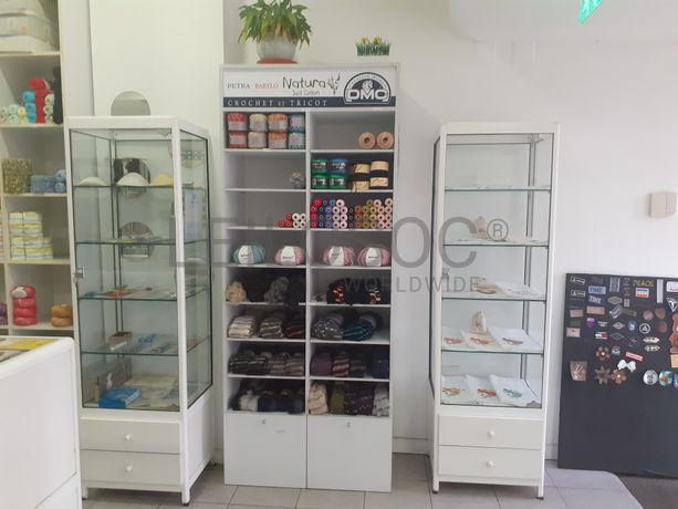 Totalidade · Material de Costura · Artigos de Retrosaria · Mobiliário de Escritório · Expositores