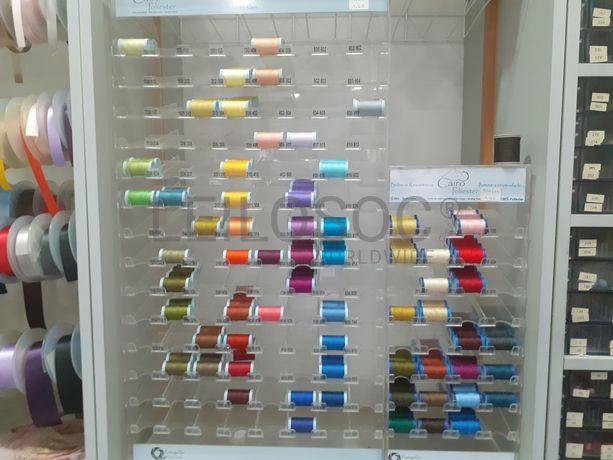 Totalidade · Material de Costura · Artigos de Retrosaria · Mobiliário de Escritório · Expositores