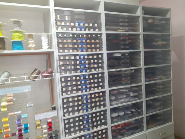 Totalidade · Material de Costura · Artigos de Retrosaria · Mobiliário de Escritório · Expositores