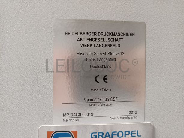 Máquina Corte e Vinco