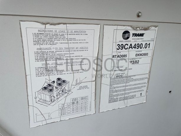 Chiller Trane · Ano 2013