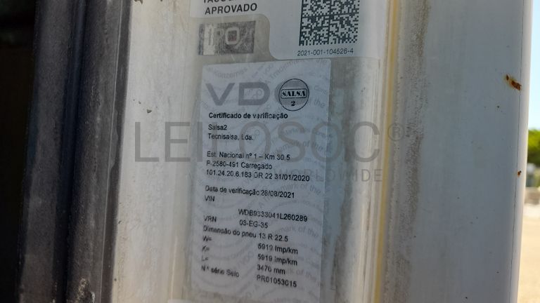 Autobetoneira Mercedes-Benz 3236B/42 8X4