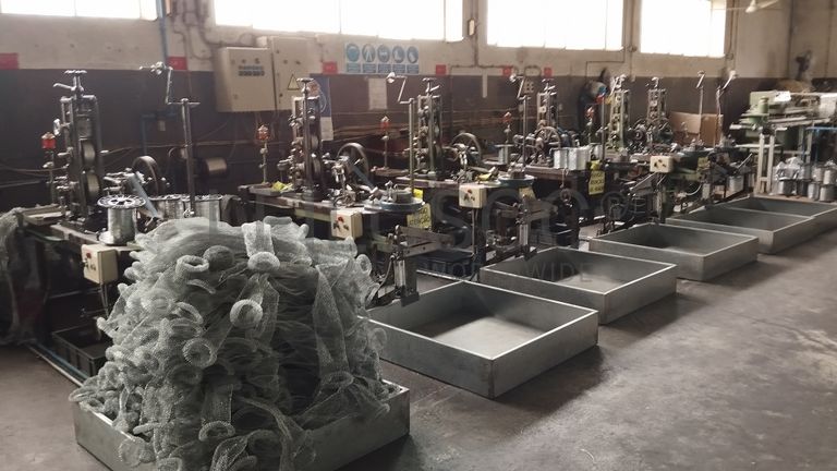 Linha de Produção de Esfregões de Arame